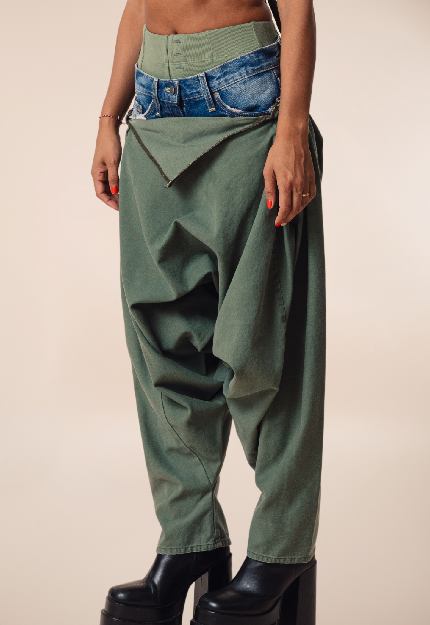 Army Wanderer Harem Pant